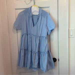 ***SOLD*** Amazon Ruffle Tiered Dress, M